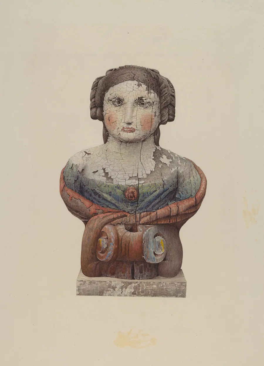Figurehead from the "Lady Clinton" by Robert Pohle