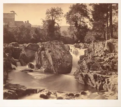 Falls of the Llugwy, at Pont-y-Pair