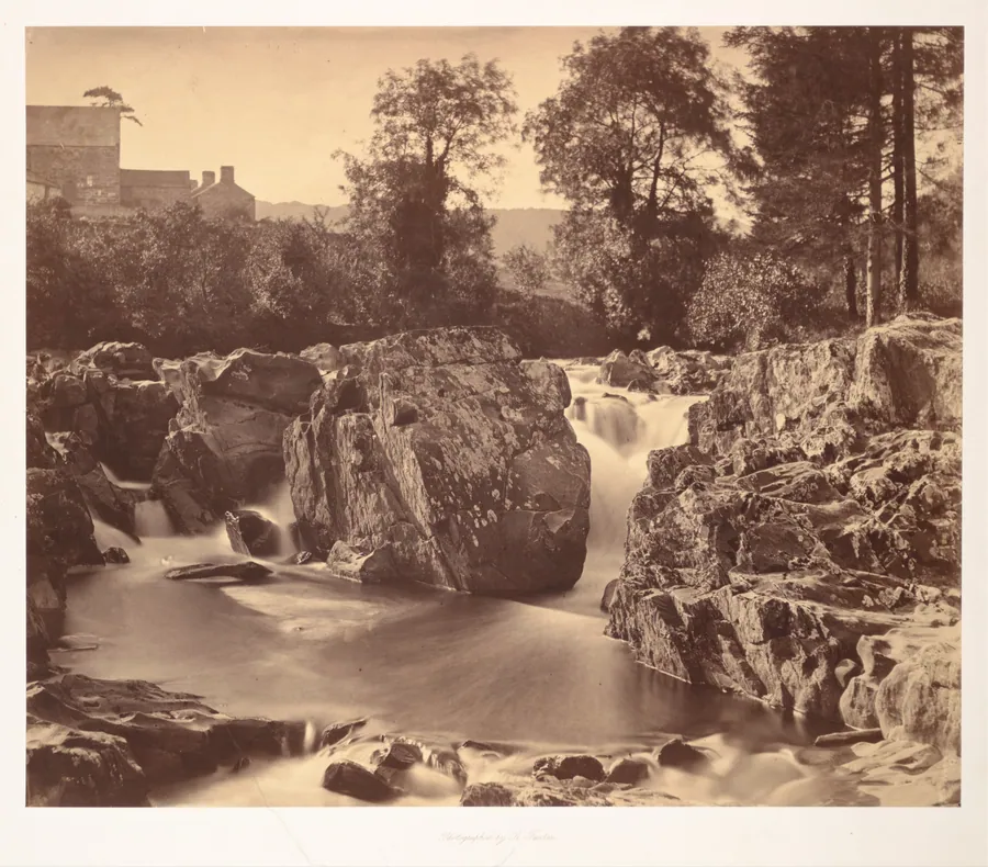 Falls of the Llugwy, at Pont-y-Pair by Roger Fenton