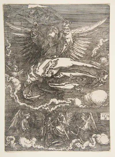 The Sudarium Displayed by an Angel