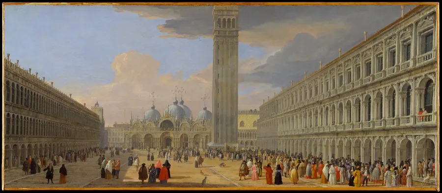 Piazza San Marco, Venice by Luca Carlevaris