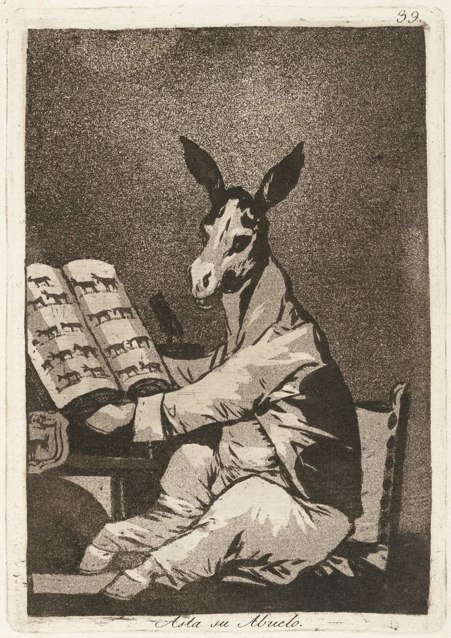 Asta su abuelo (And So Was His Grandfather) by Francisco Goya
