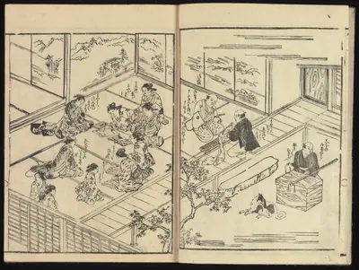 井村勝吉画 『注文のひいな形/雛形注文帳』|Order Book of Kosode Patterns (Chūmon no hiinagata/Hiinagata chūmon chō)