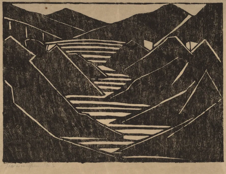 Fjord by Jacoba van Heemskerck van Beest