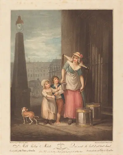 Milk below Maids