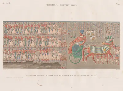 Description of Egypt: Thebes. Medynet-Abou, Vol. II, Pl. 12