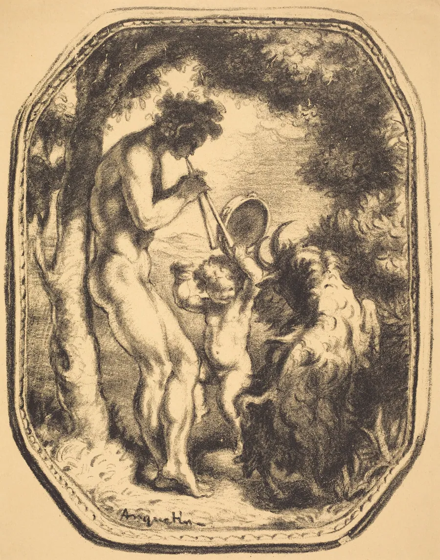 Le Talion; La Cage; Ceux qui restent; Fortune by Louis Anquetin
