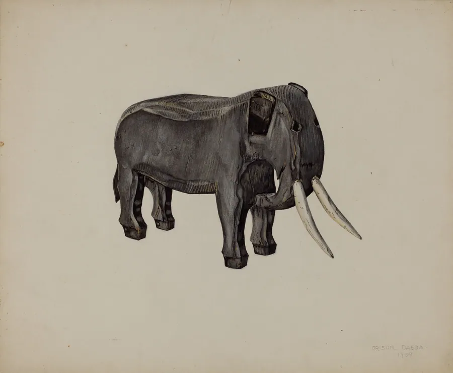 Toy Elephant by Orison Daeda