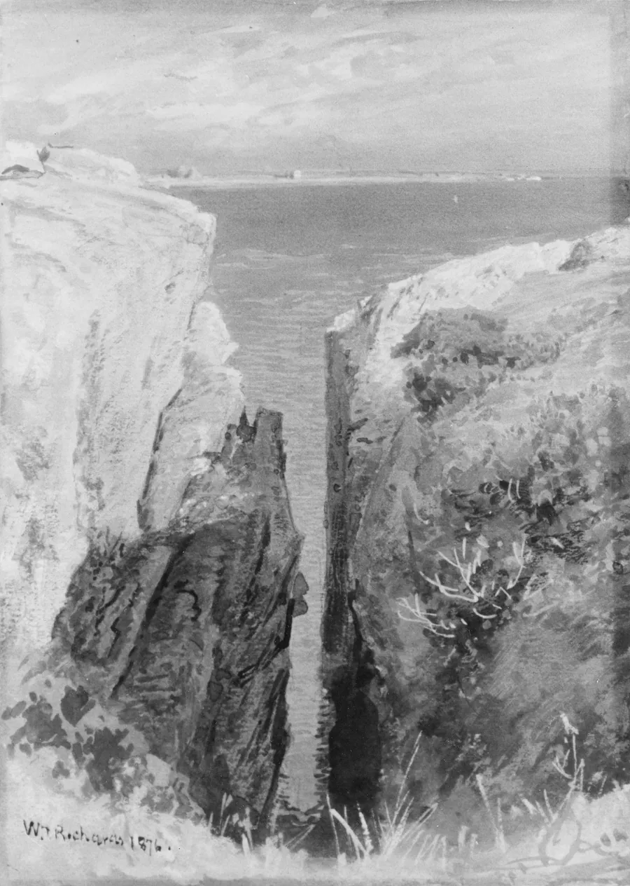 Between the Cliffs, Newport by William Trost Richards