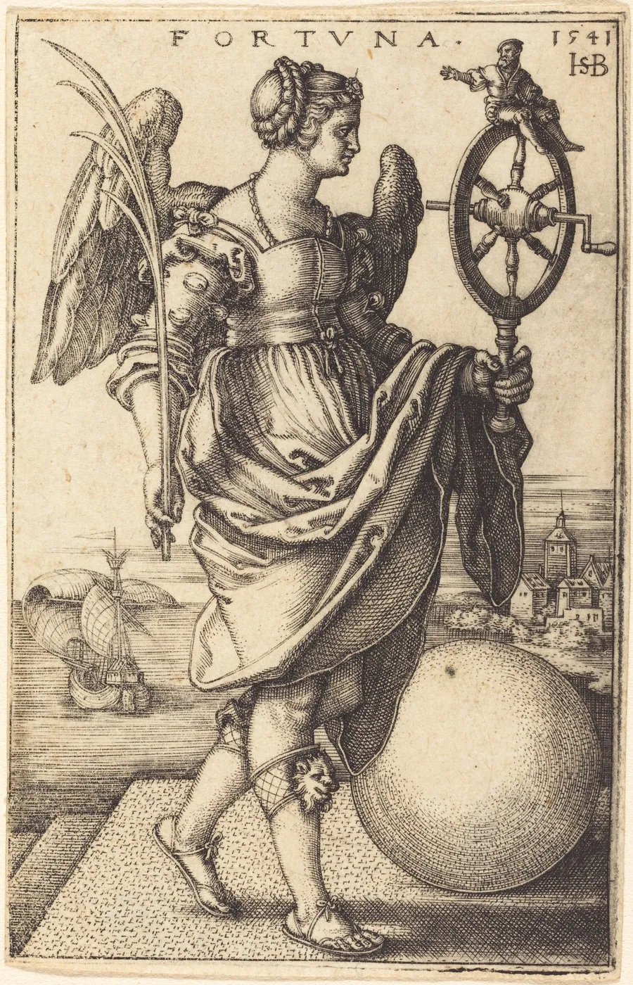 Fortuna (Fortune) by Sebald Beham