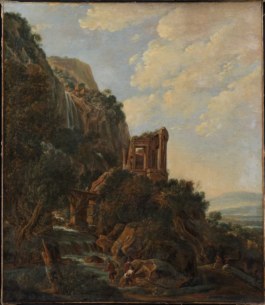 Cascatellen ved Tivoli by Hans I Jordaens