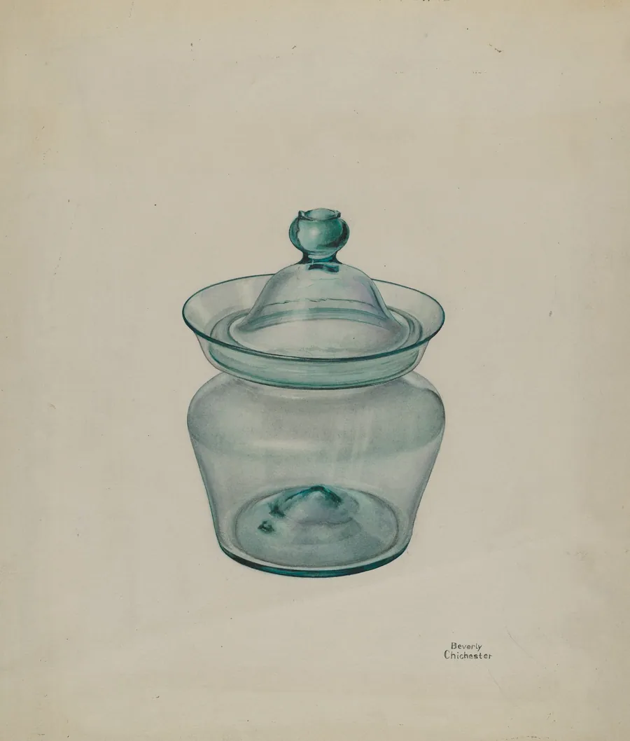 Glass Compote by Beverly Chichester