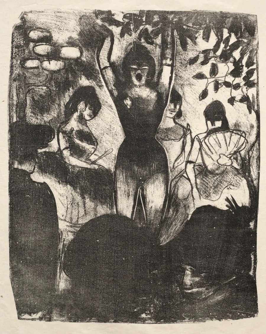 Singer at the Café-Concert by Émile Bernard