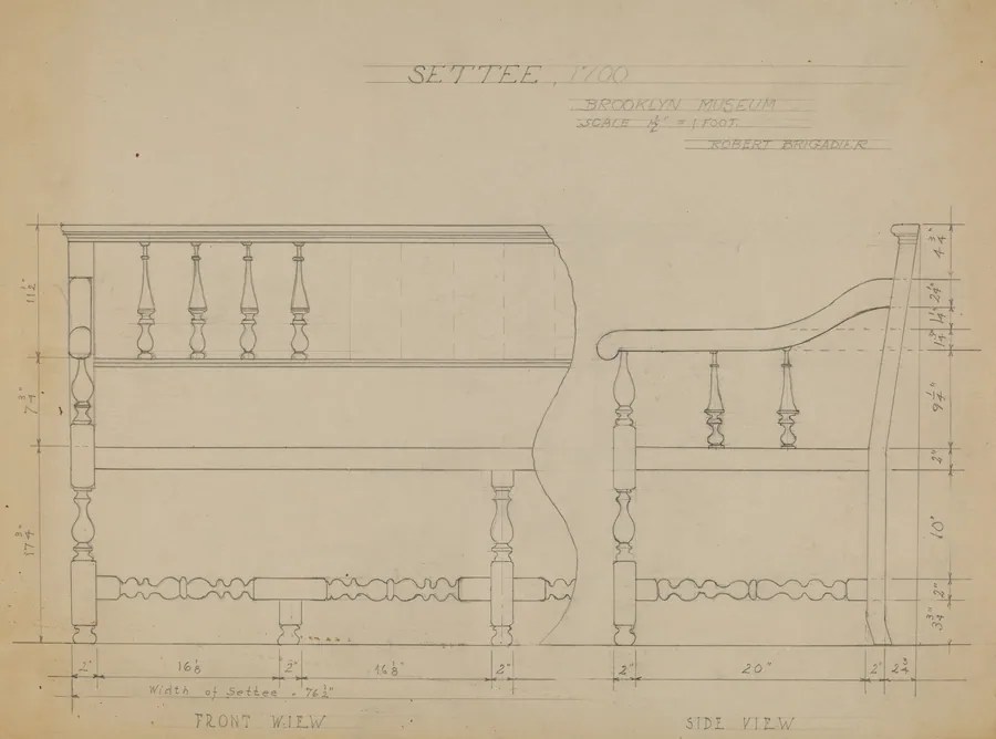 Settee by Robert Brigadier