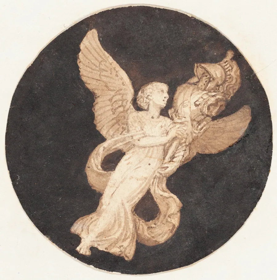 Vignette for a Title Page: "Winged Victory" by Thomas Stothard