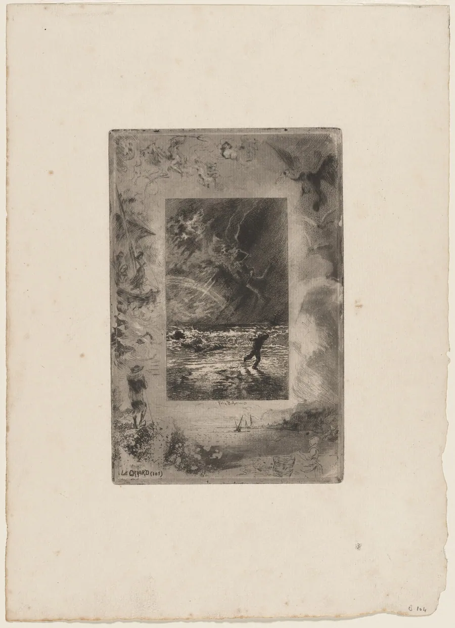Le Criard by Félix-Hilaire Buhot