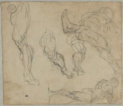 Figures and Legs (verso)