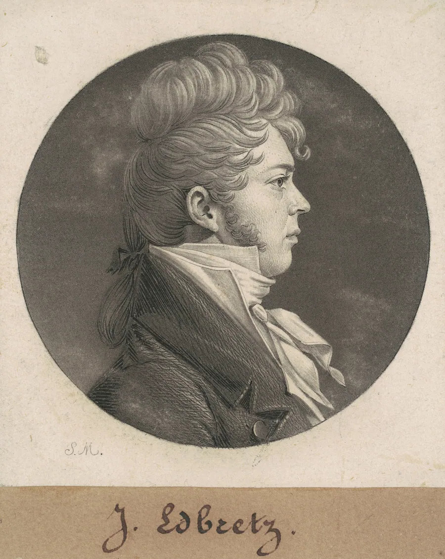 John Hill Smith by Charles B. J. Févret de Saint-Mémin