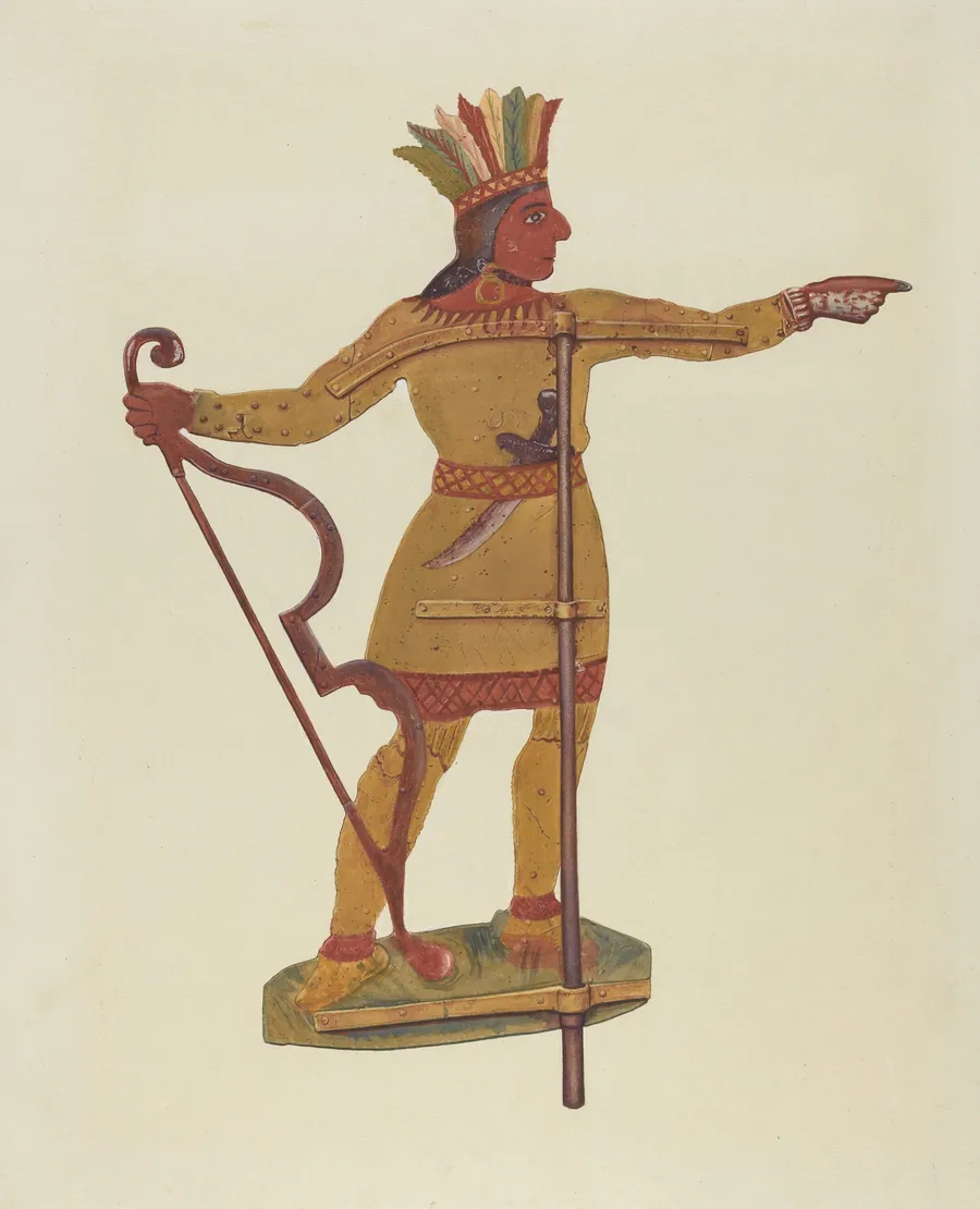 Indian Weather Vane by Alice Stearns