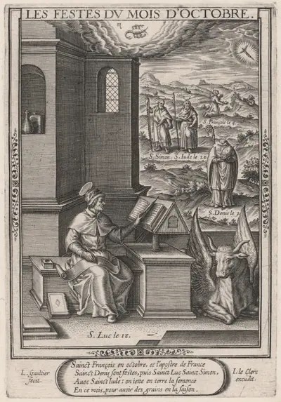 Les Festes du mois de Octobre (October: Saint Luke)