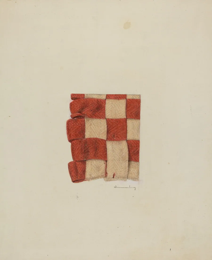 Shaker Textile Sample by Harold Weisenborn