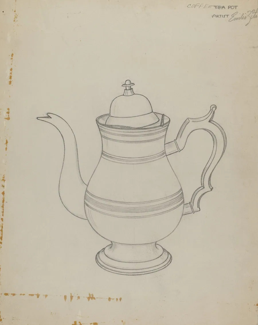 Silver Coffee Pot by Emilio Zito