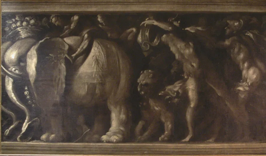 Military Procession by Polidoro da Caravaggio
