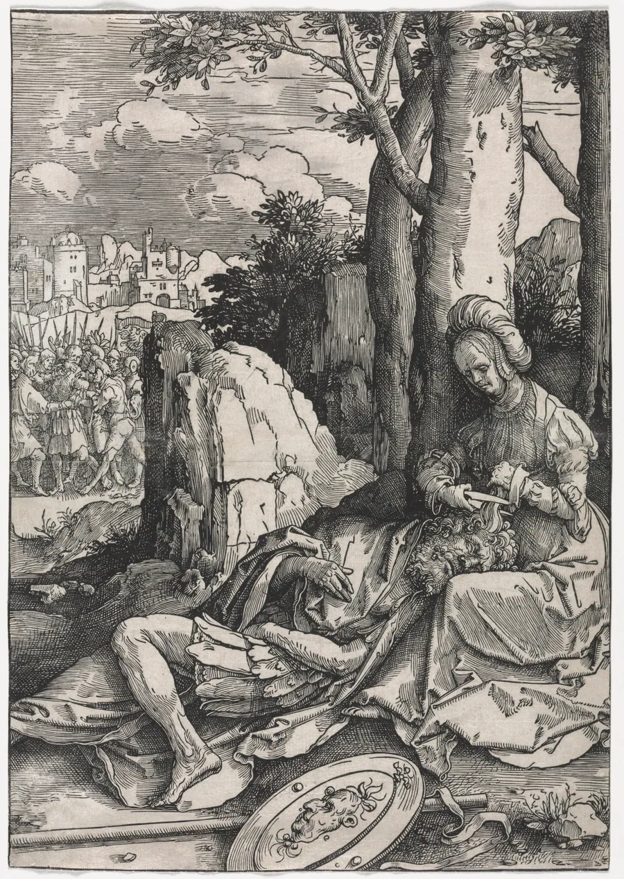 The Power of Women: Samson and Delilah by Lucas van Leyden