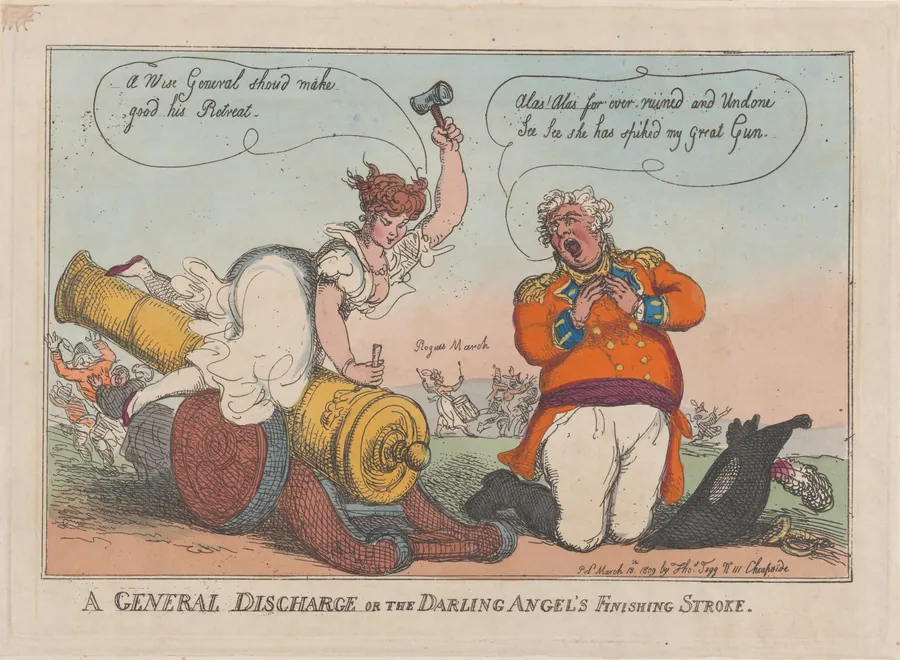 A General Discharge or the Darling Angel's Finising Stroke by Thomas Tegg