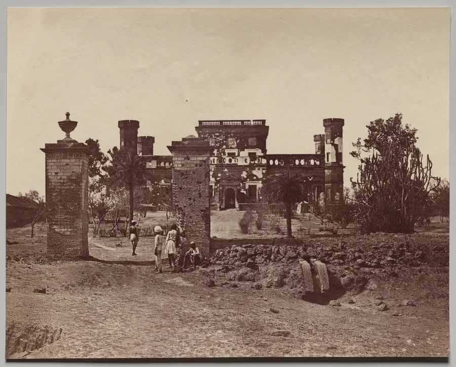 Mess House of the 32nd Regiment by Felice A. Beato