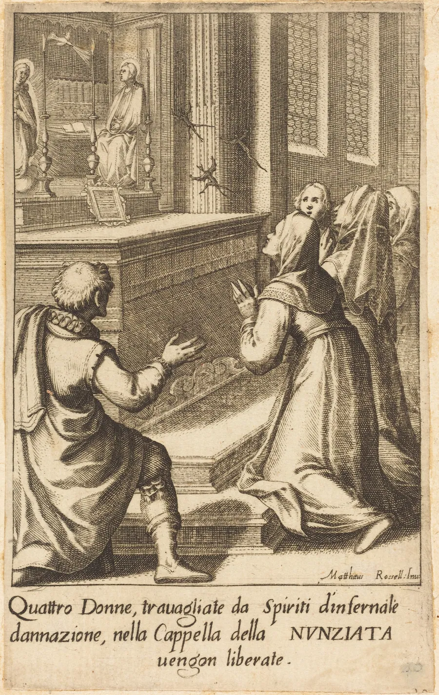 Four Women by Jacques Callot