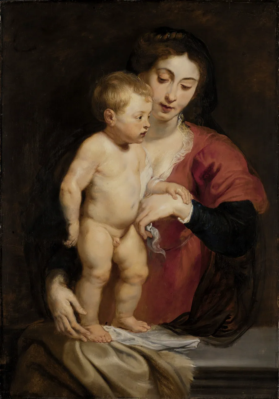 Madonna and Child by Peter Paul Rubens, Flemish, born Siegen, Germany 1577-died Antwerp, Belgium 1640