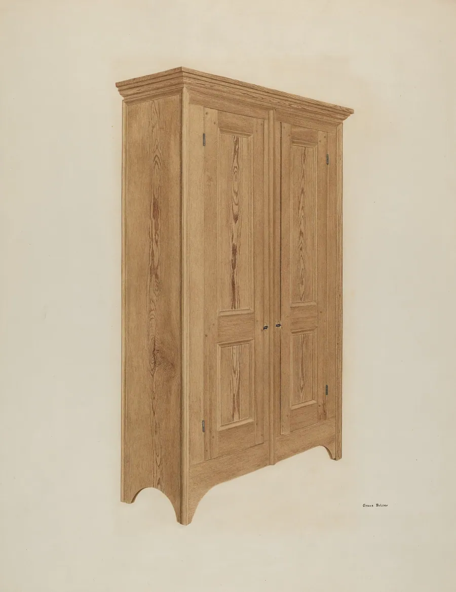 Pine Wardrobe by Grace Bolser