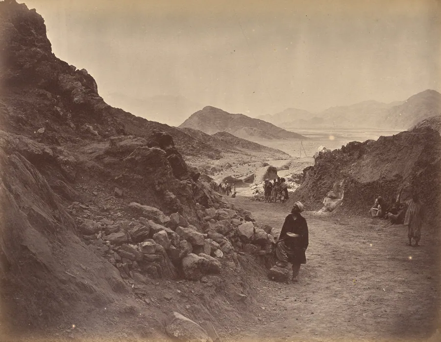 The Descent from Khurd Khyber, Looking Towards Bassaule by John Burke