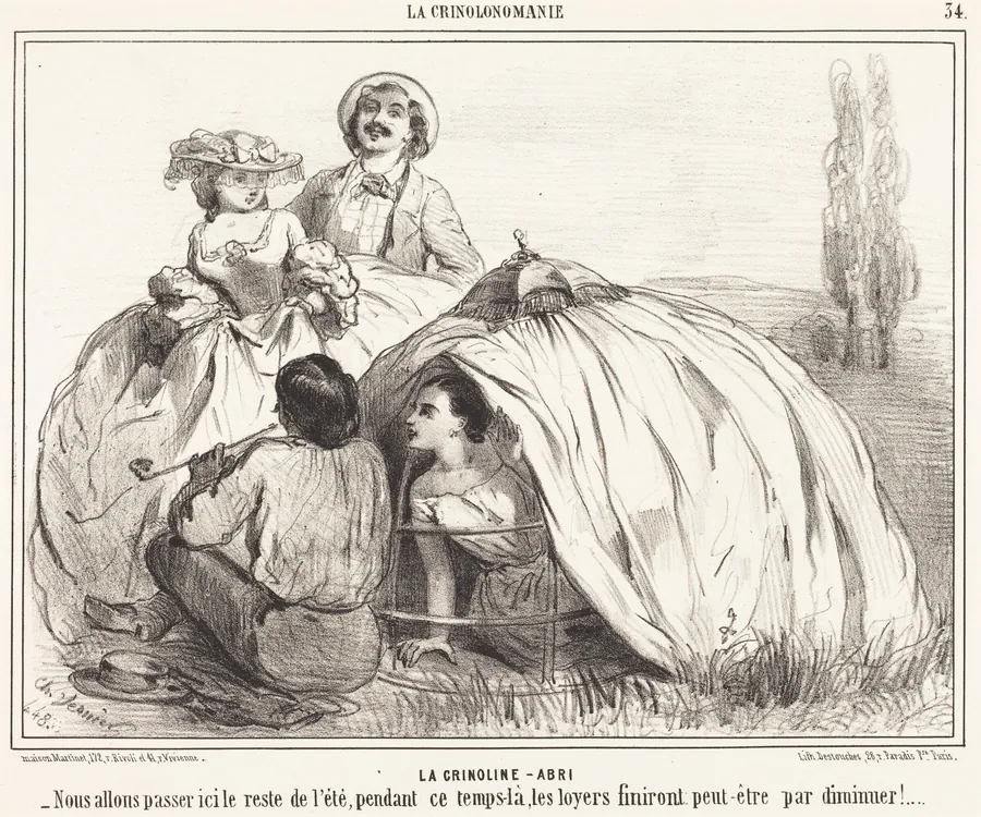 La Crinoline-Abri by Charles Vernier