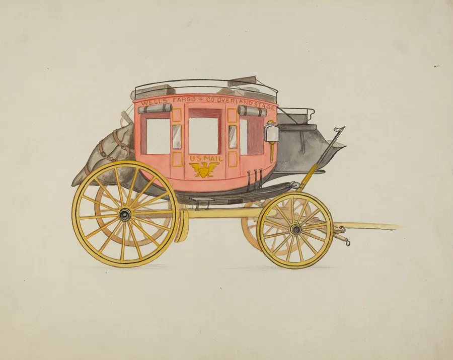 Stage-coach by Rose Campbell-Gerke
