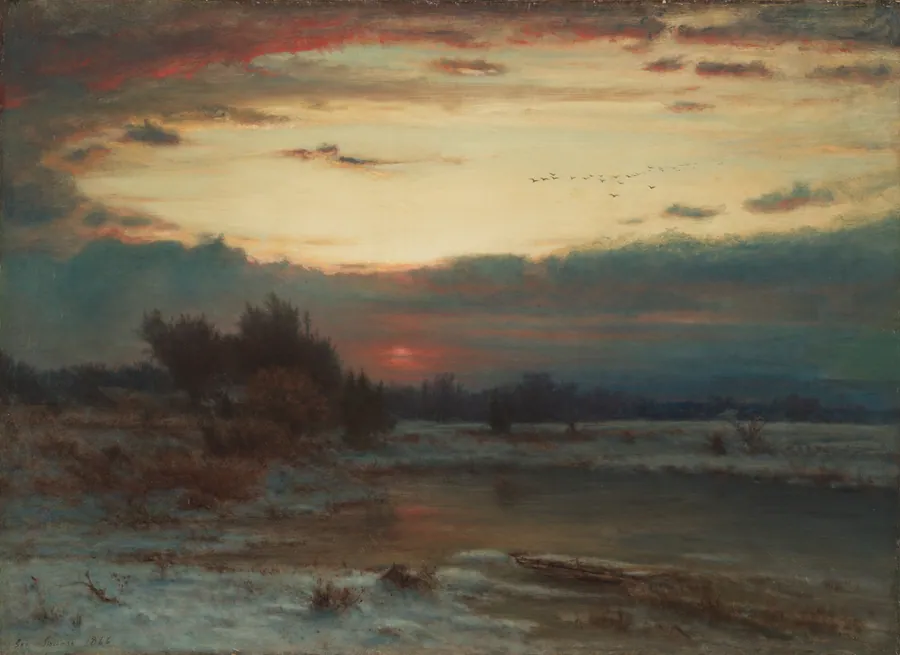 A Winter Sky by George Inness