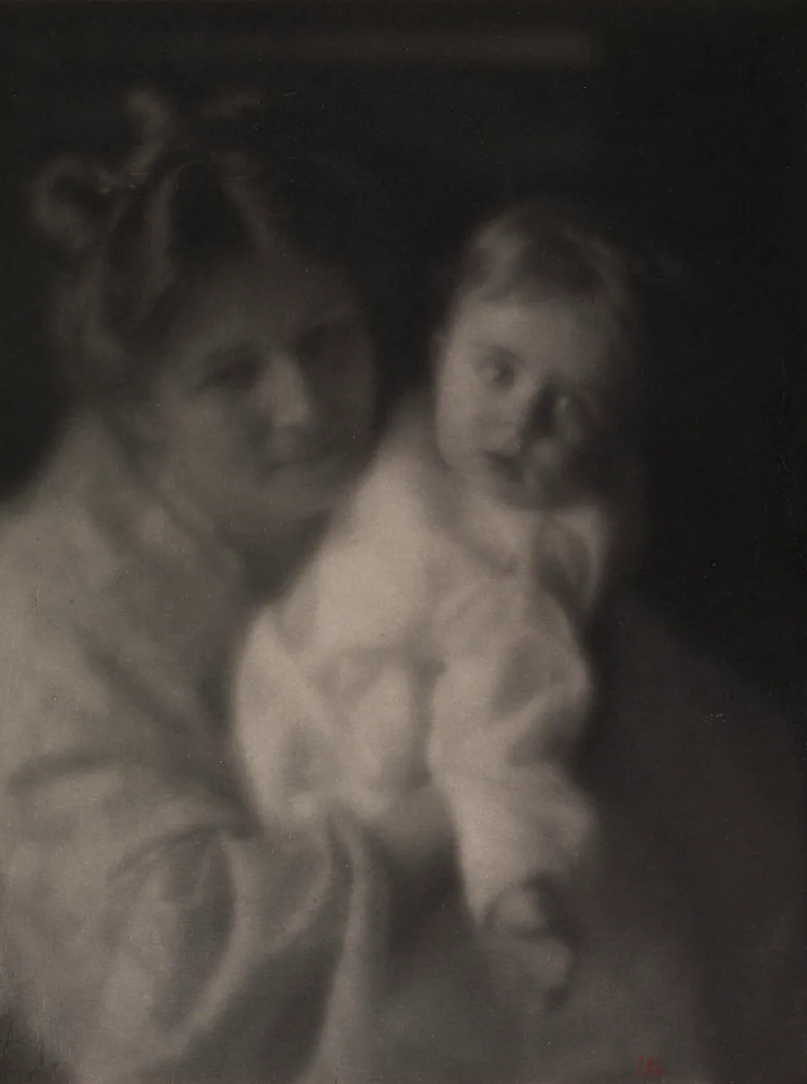 Julia McCune Flory and Phoebe Flory by Clarence H. White