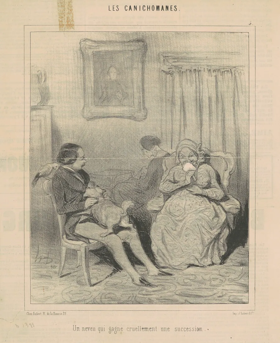 Un neveu qu gagne cruellement une succession by Honoré Daumier