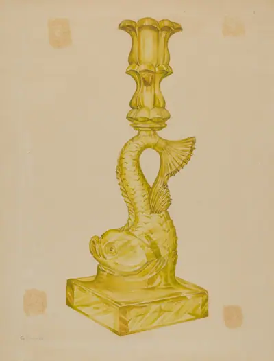 Dolphin Candlestick