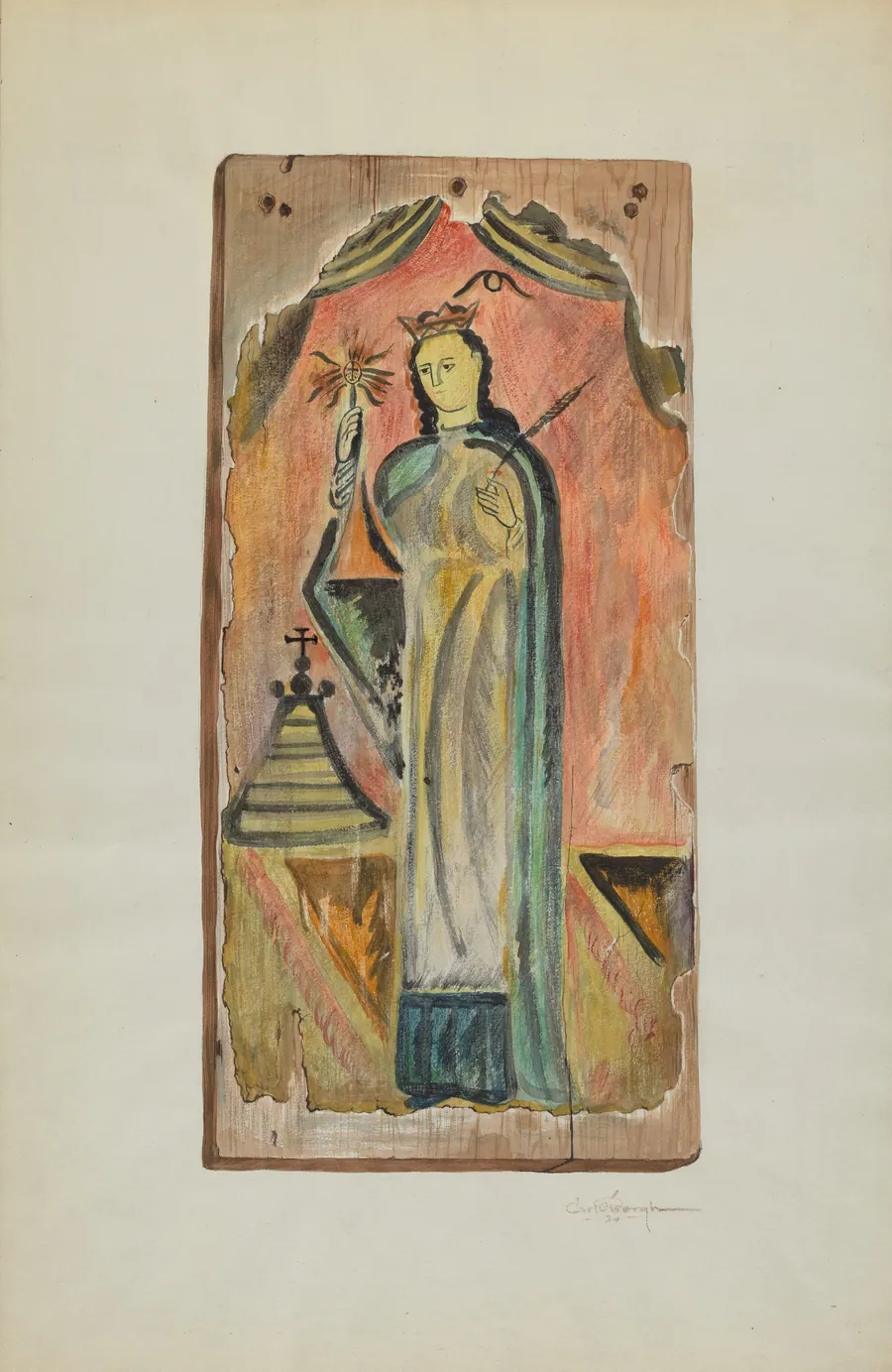 Santo (Nuestra-Sonora di la Luze) by Carl O'Bergh