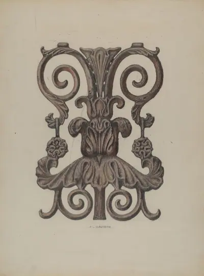 Section of Cast Iron Balcony