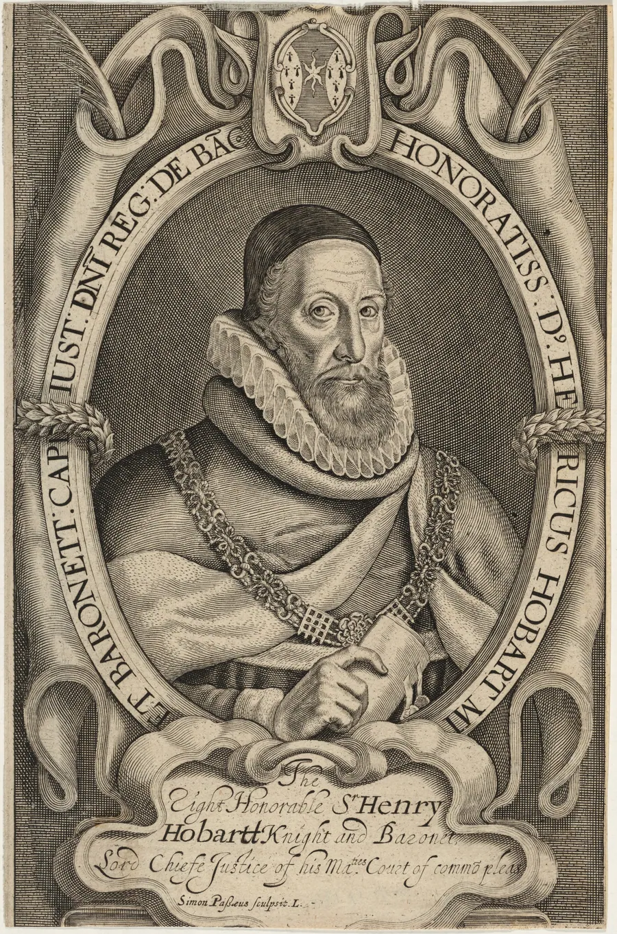 Sir Henry Hobart by Simon van de Passe
