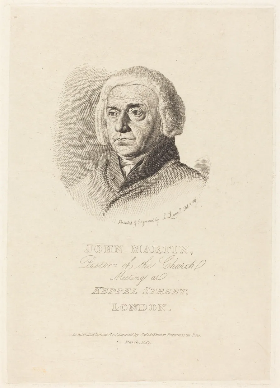 John Martin by John Linnell