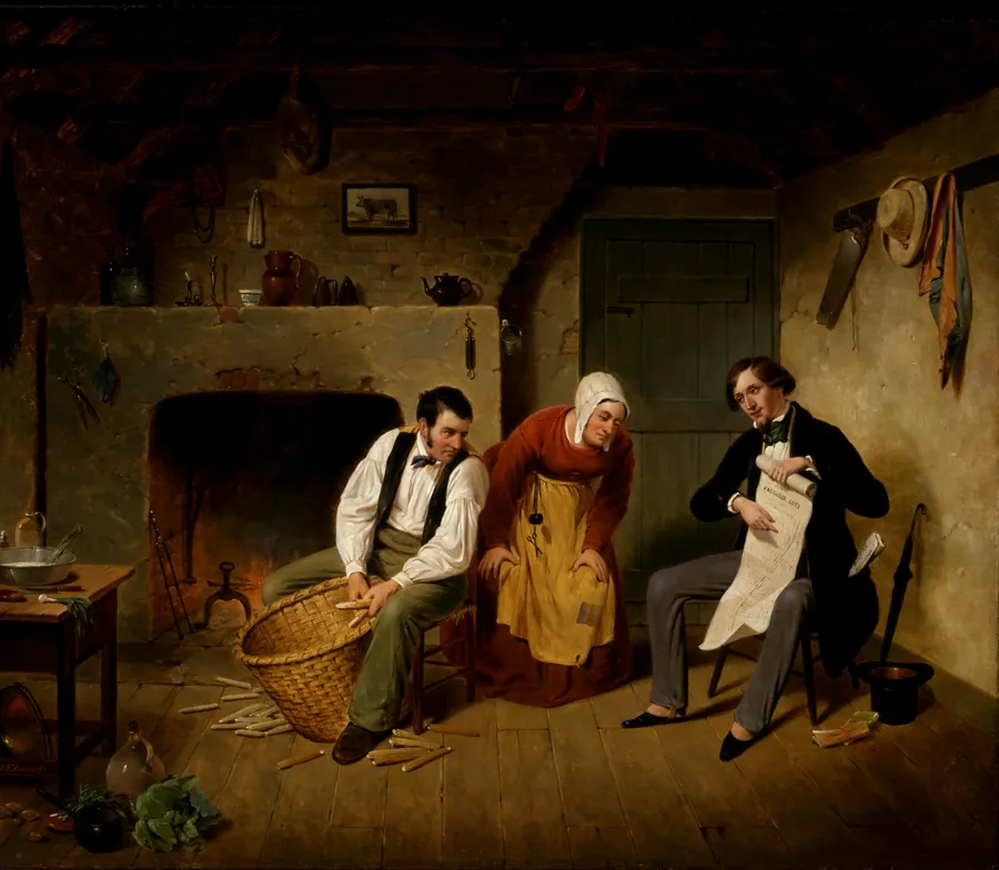 The Speculator by Francis William Edmonds, born Hudson, NY 1806-died Bronxville, NY 1863
