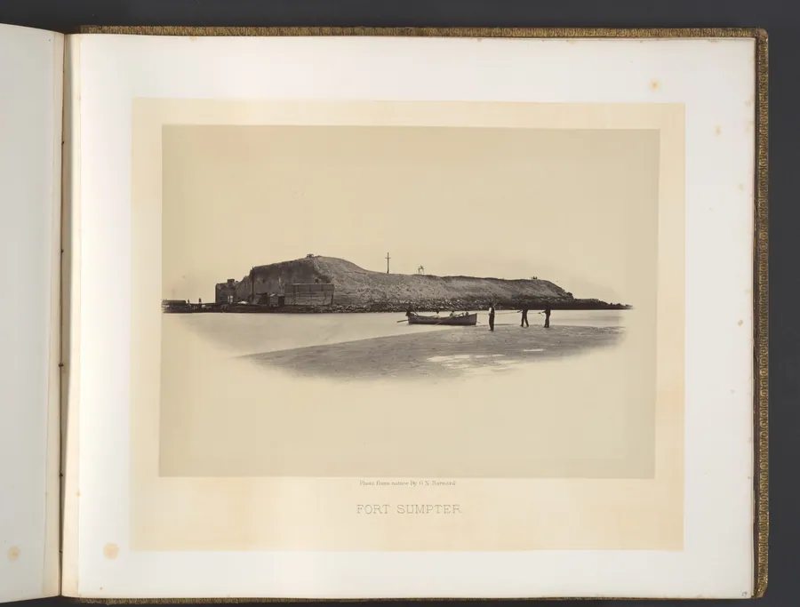 Fort Sumpter by George N. Barnard