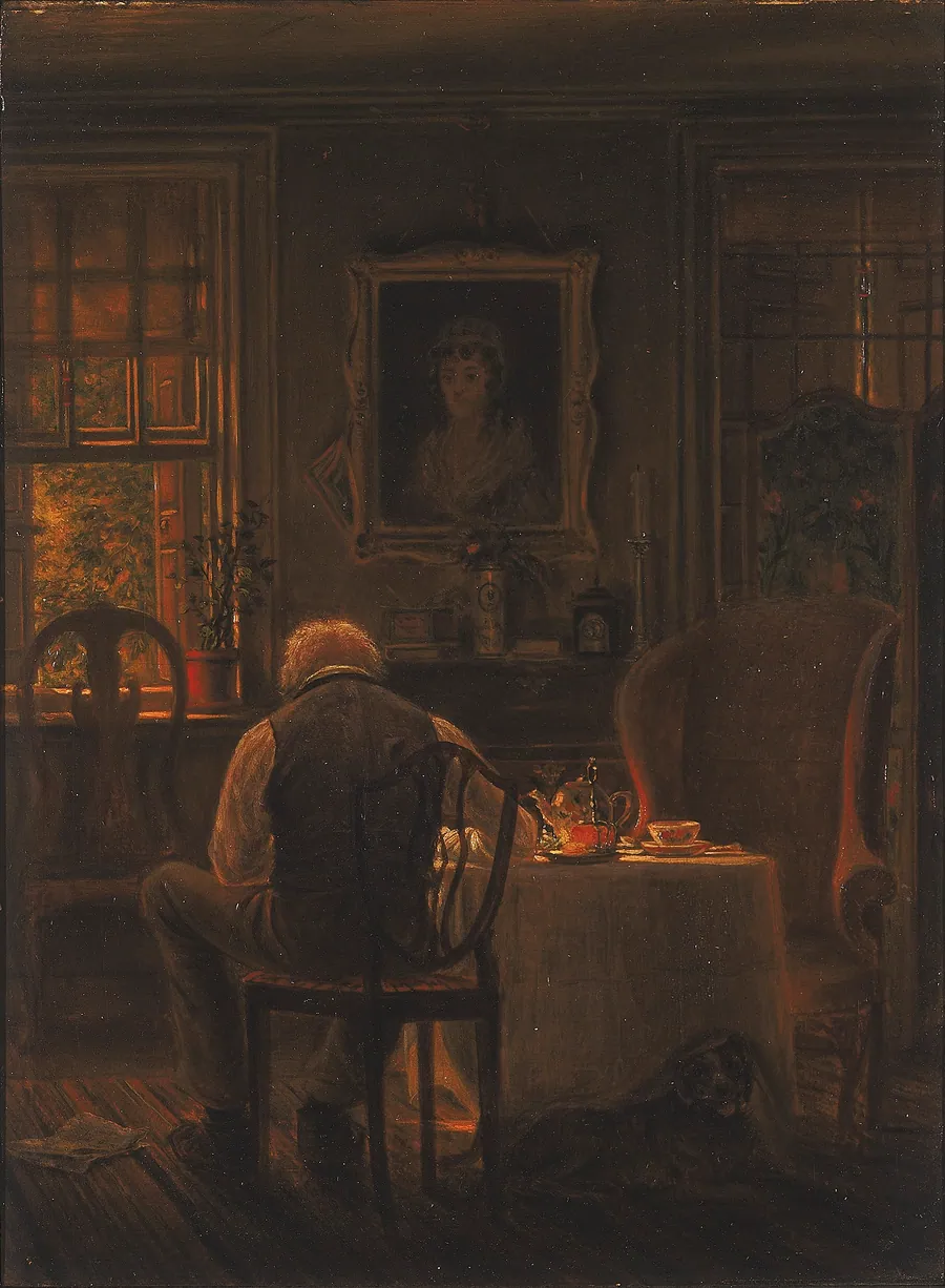 The Widower by Edward Lamson Henry, born Charleston, SC 1841-died Ellenville, NY 1919