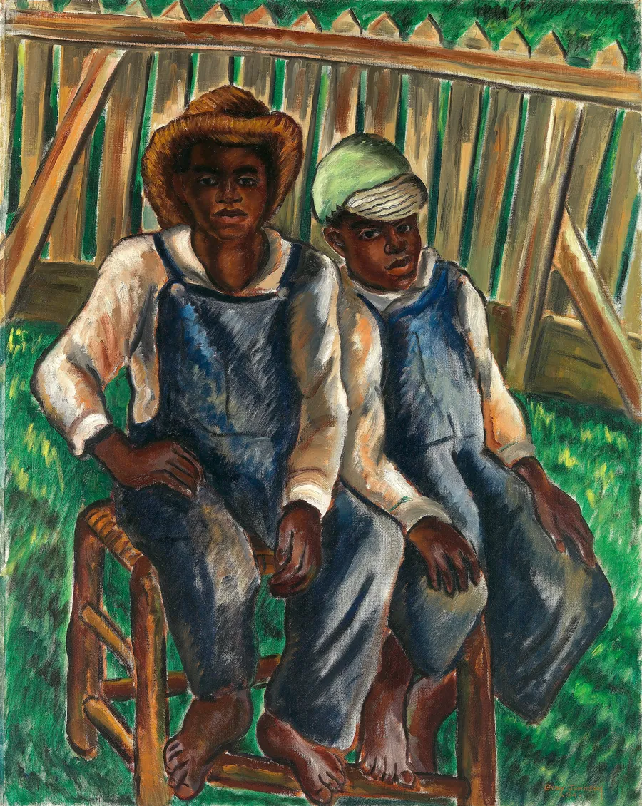 Brothers by Malvin Gray Johnson, born Greensboro, NC 1896-died New York City 1934