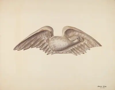 Wood Carving - Eagle