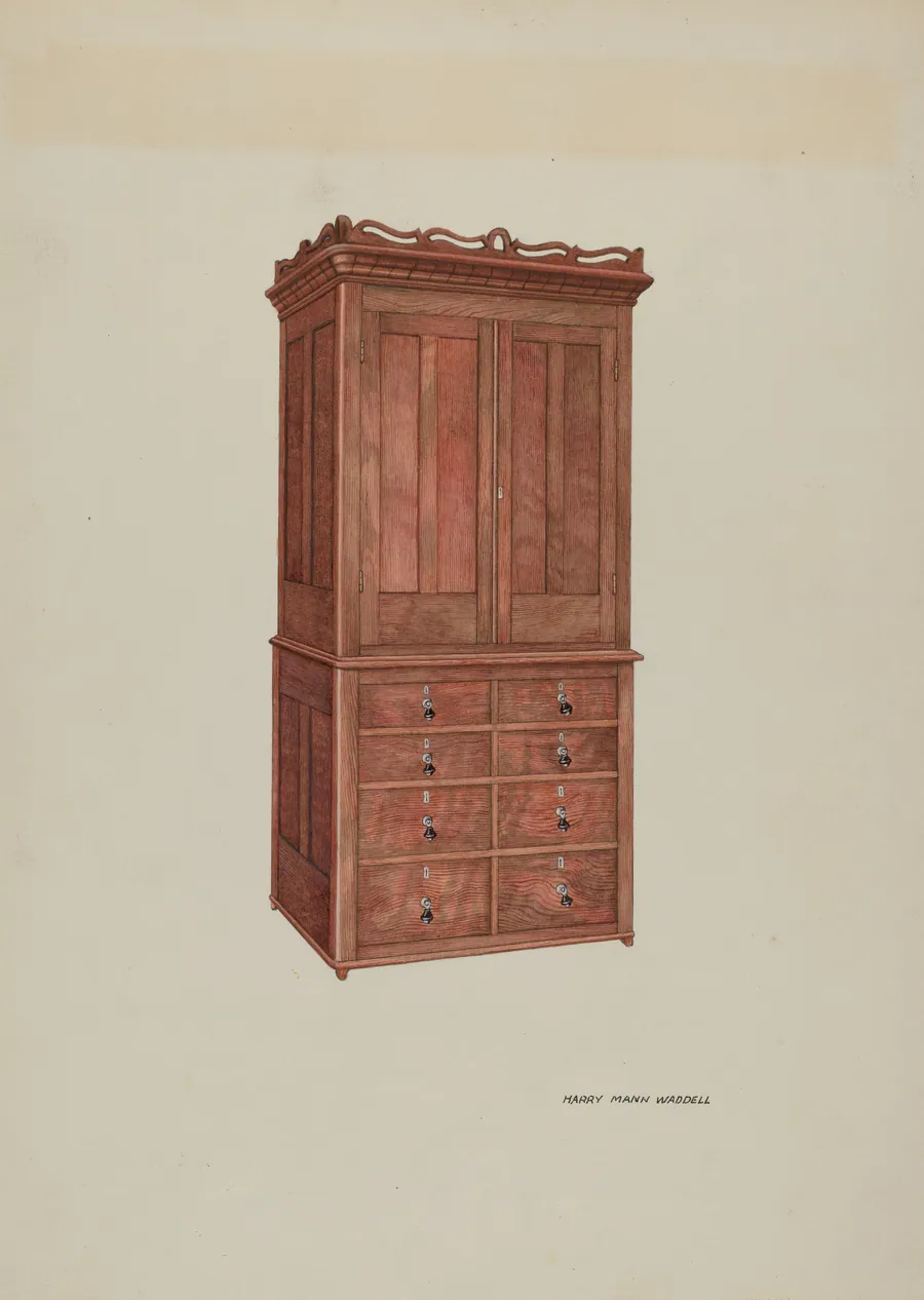 Cabinet by Harry Mann Waddell